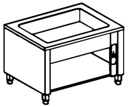 Picture of Bain Marie Element; offener Unterbau
