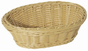 Bild von Polyrattan-Korb, oval 23,5 cm
