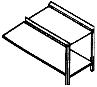 Bild von Auslauftisch für Trocknermodul für Modell 2315005+2315006
