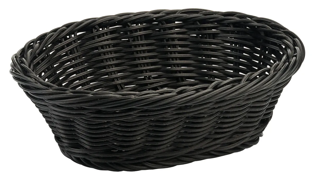 Bild von Polykorb, oval 23 cm, schwarz