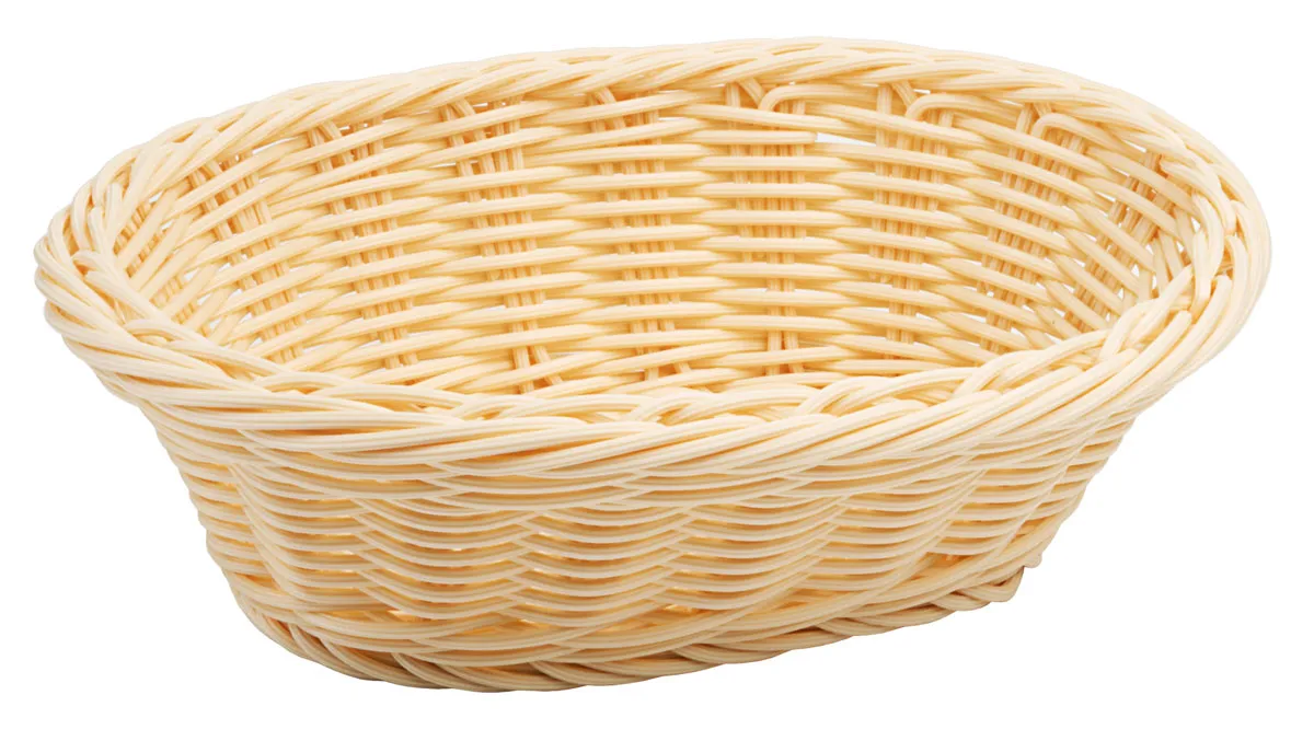 Bild von Polyrattan-Korb, oval 23,5 cm  