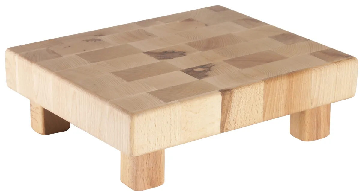 Bild von Buffet-Holzblock GN 1/2, aus 5 cm Buchenstirnholz  