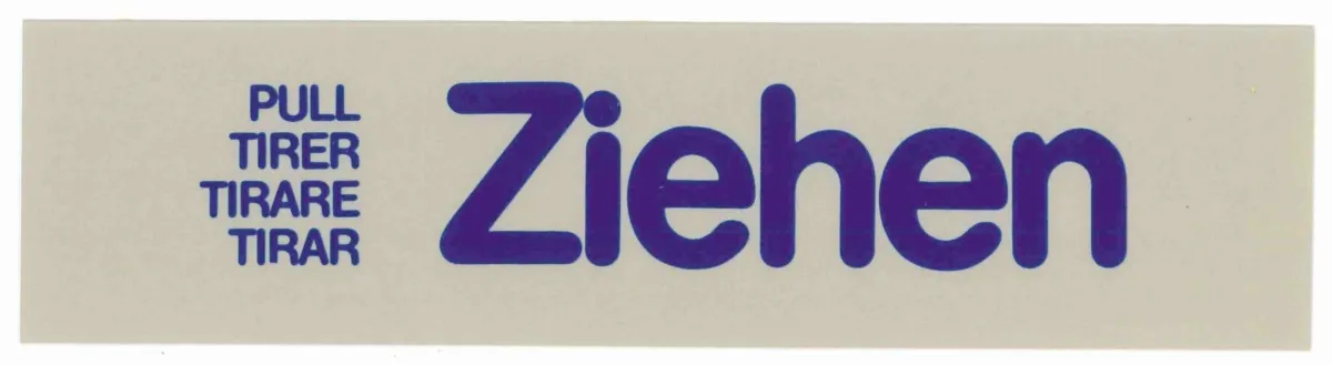 Picture of Schild "Ziehen"  