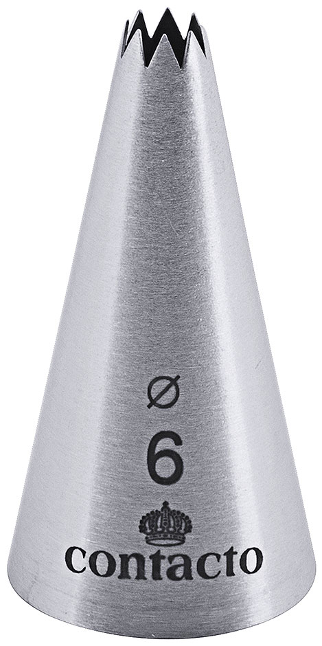 Bild von Sterntülle aus Edelstahl 6 mm  