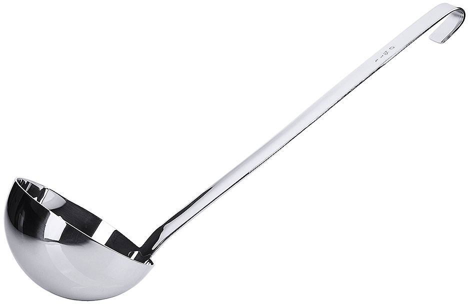 Bild von Schöpfkelle 16 cm, fugenlos, Stiellänge 43 cm  