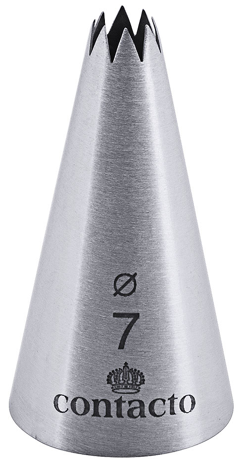 Bild von Sterntülle aus Edelstahl 7 mm  