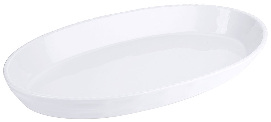 Bild von Backform Porzellan weiß