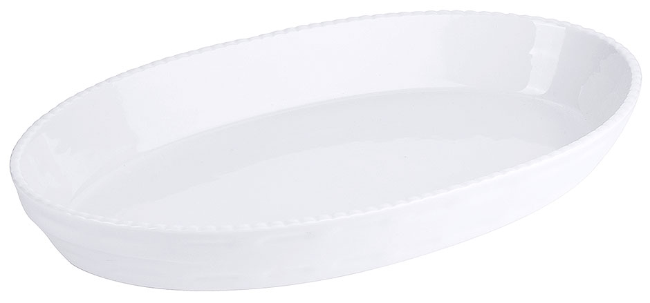 Bild von Backform Porzellan weiß