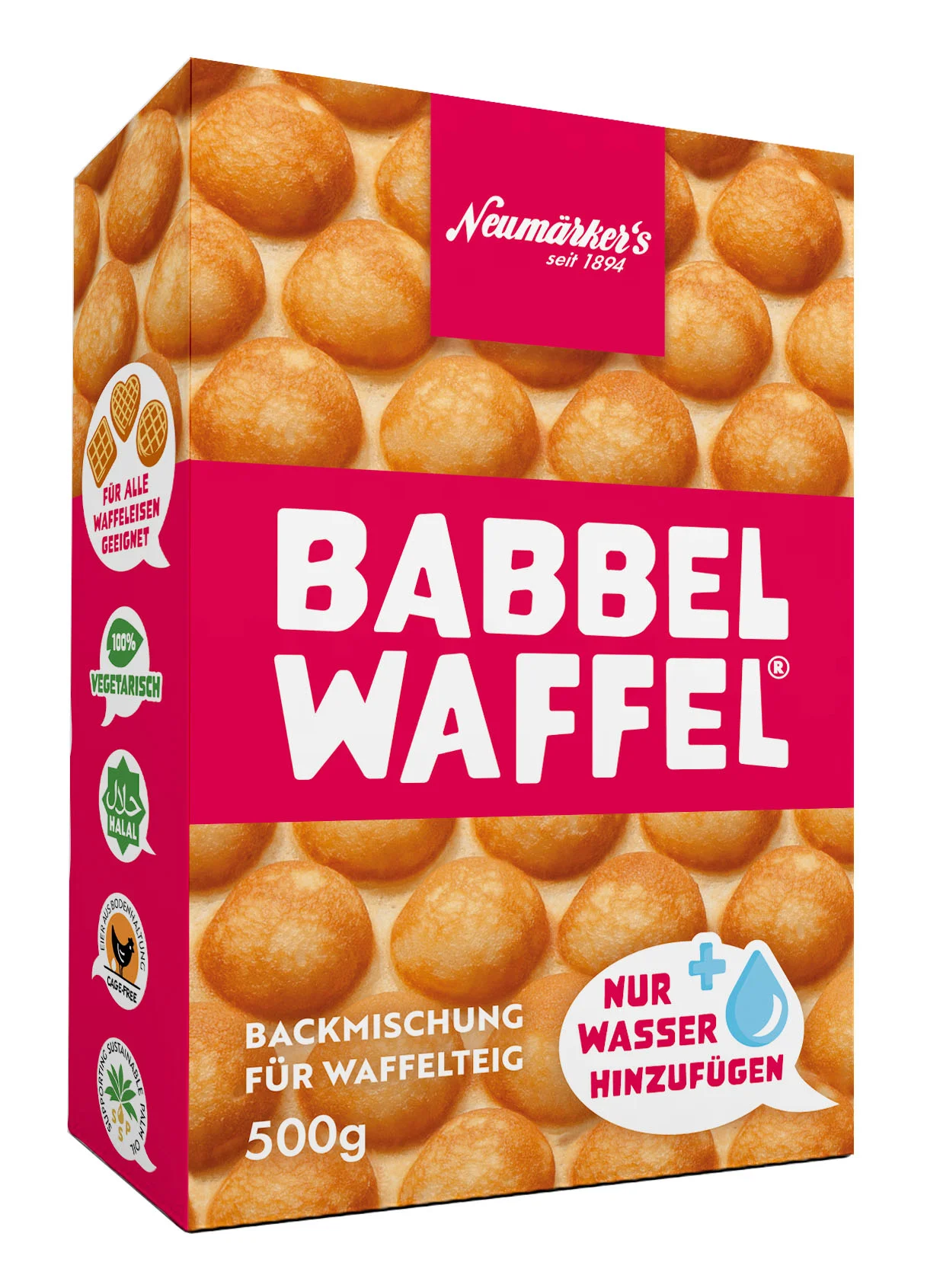 Picture of Babbel Waffel® 500g 1 VE Box