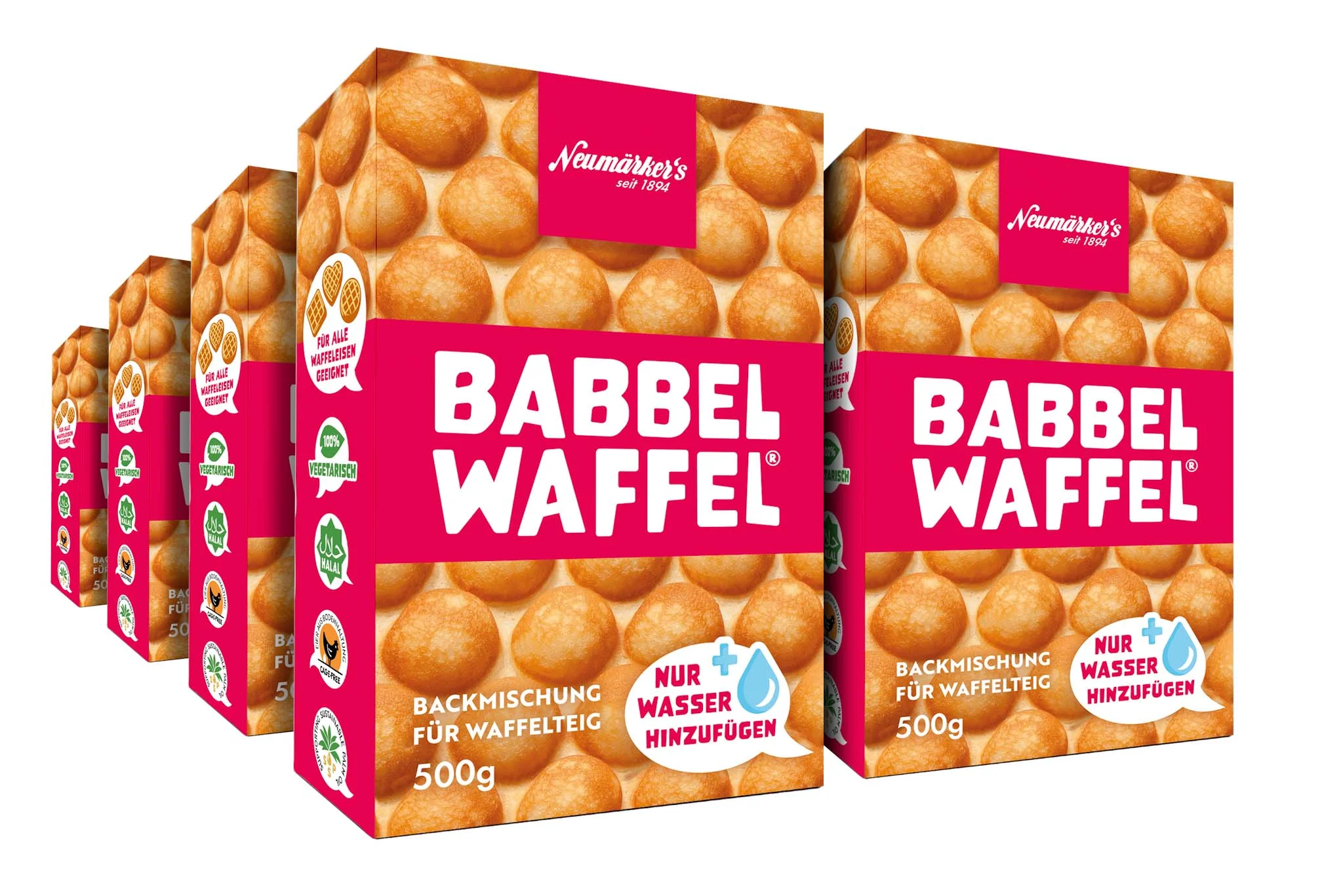 Picture of Babbel Waffel® Karton 8 VE Tray