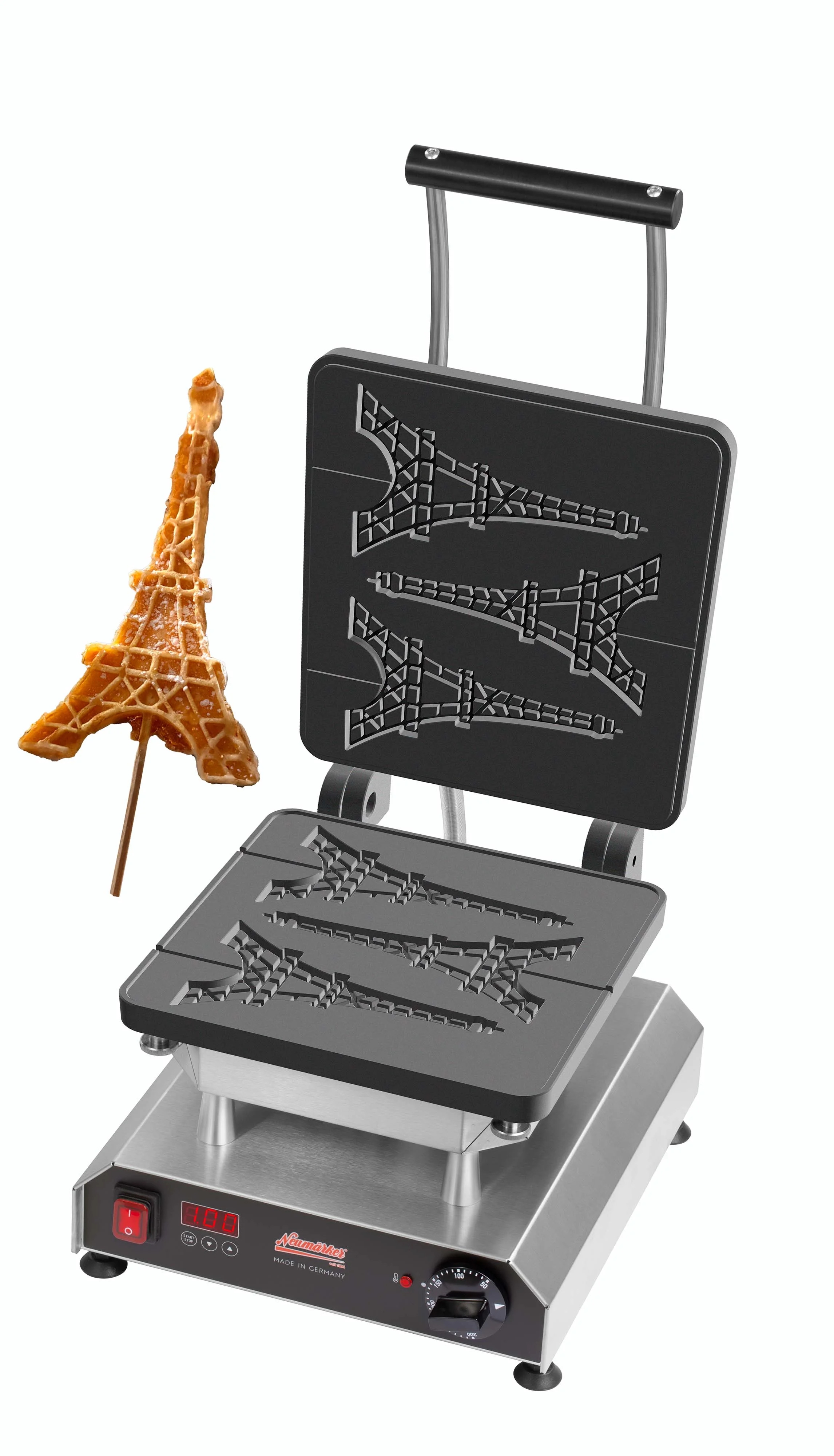 Picture of Neumärker Waffeleisen Thermocook® inkl. Eiffelturm Wechselplatten