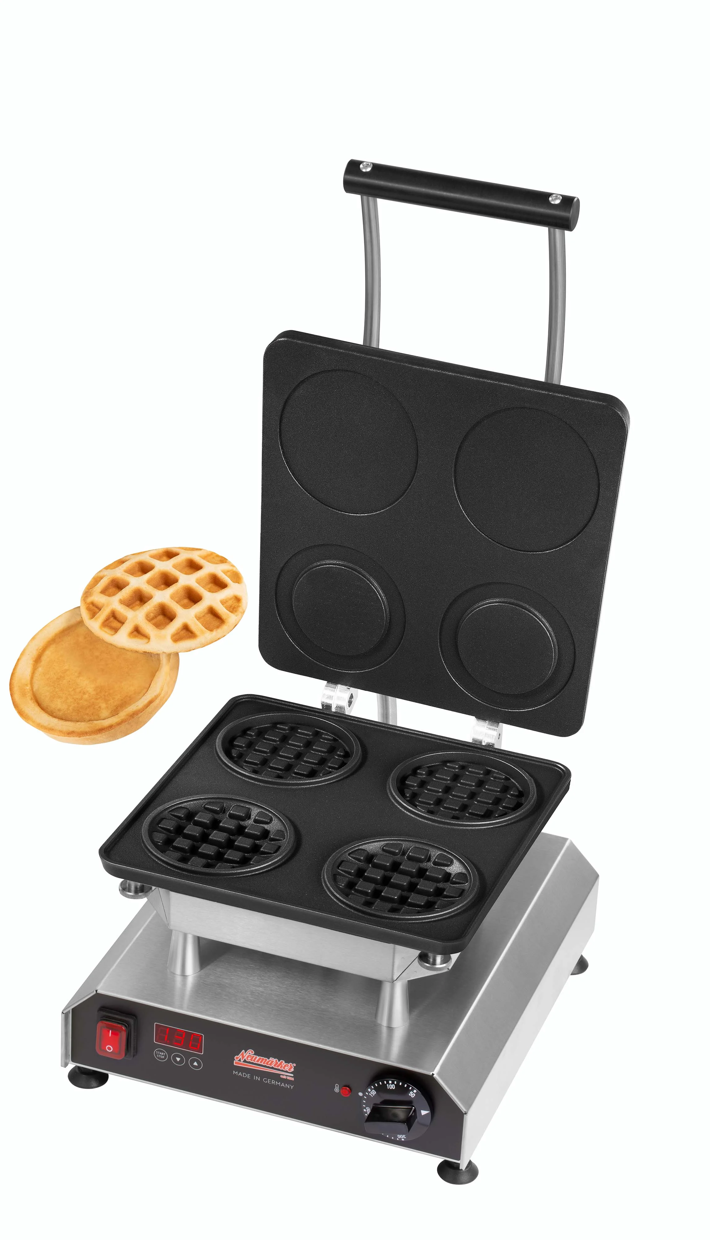 Bild von Neumärker Waffeleisen Thermocook® inkl. Waffel-Burger Wechselplatten