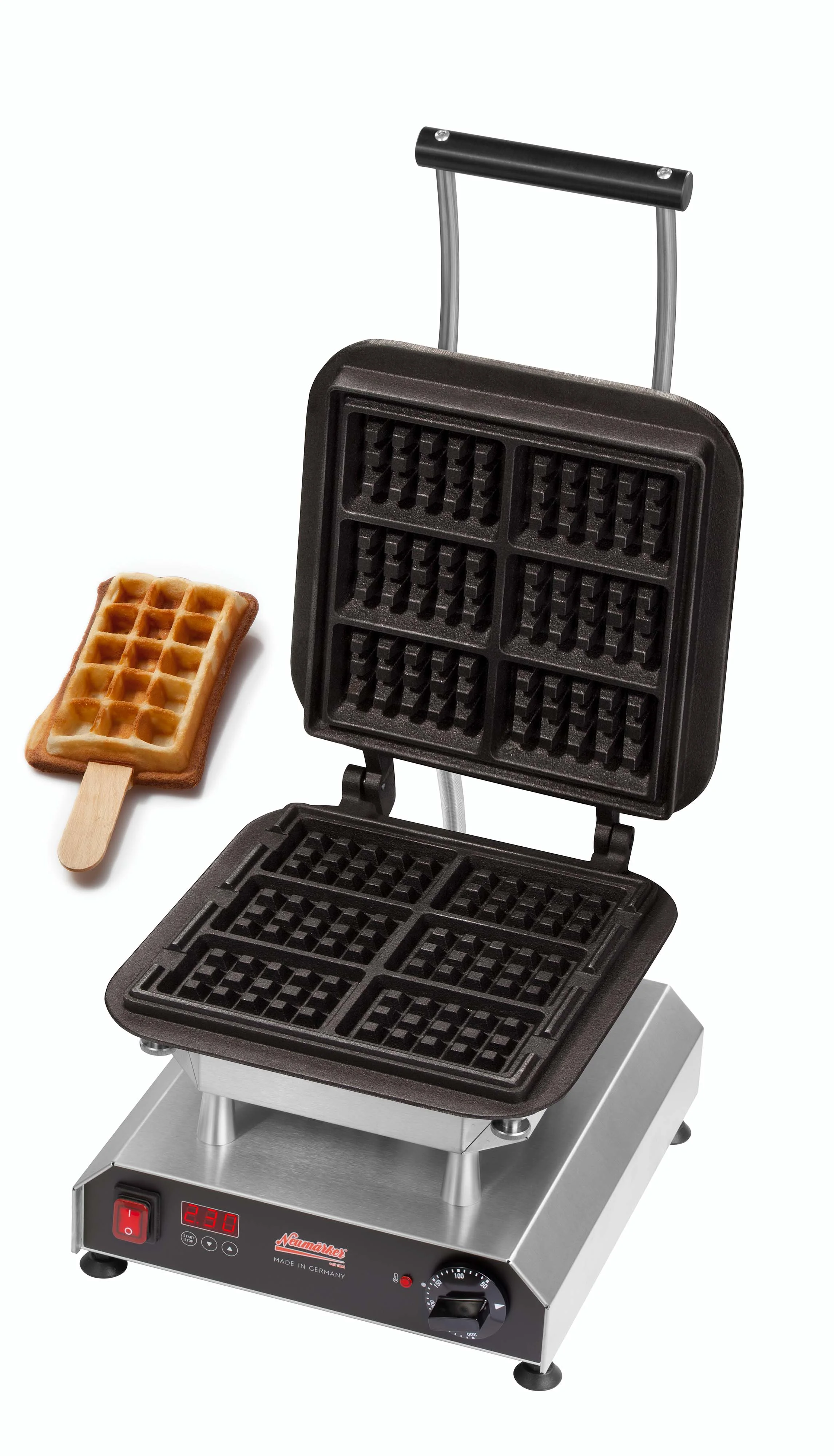 Picture of Neumärker Waffeleisen Thermocook® inkl. Rahmwaffel am Stiel Wechselplatten