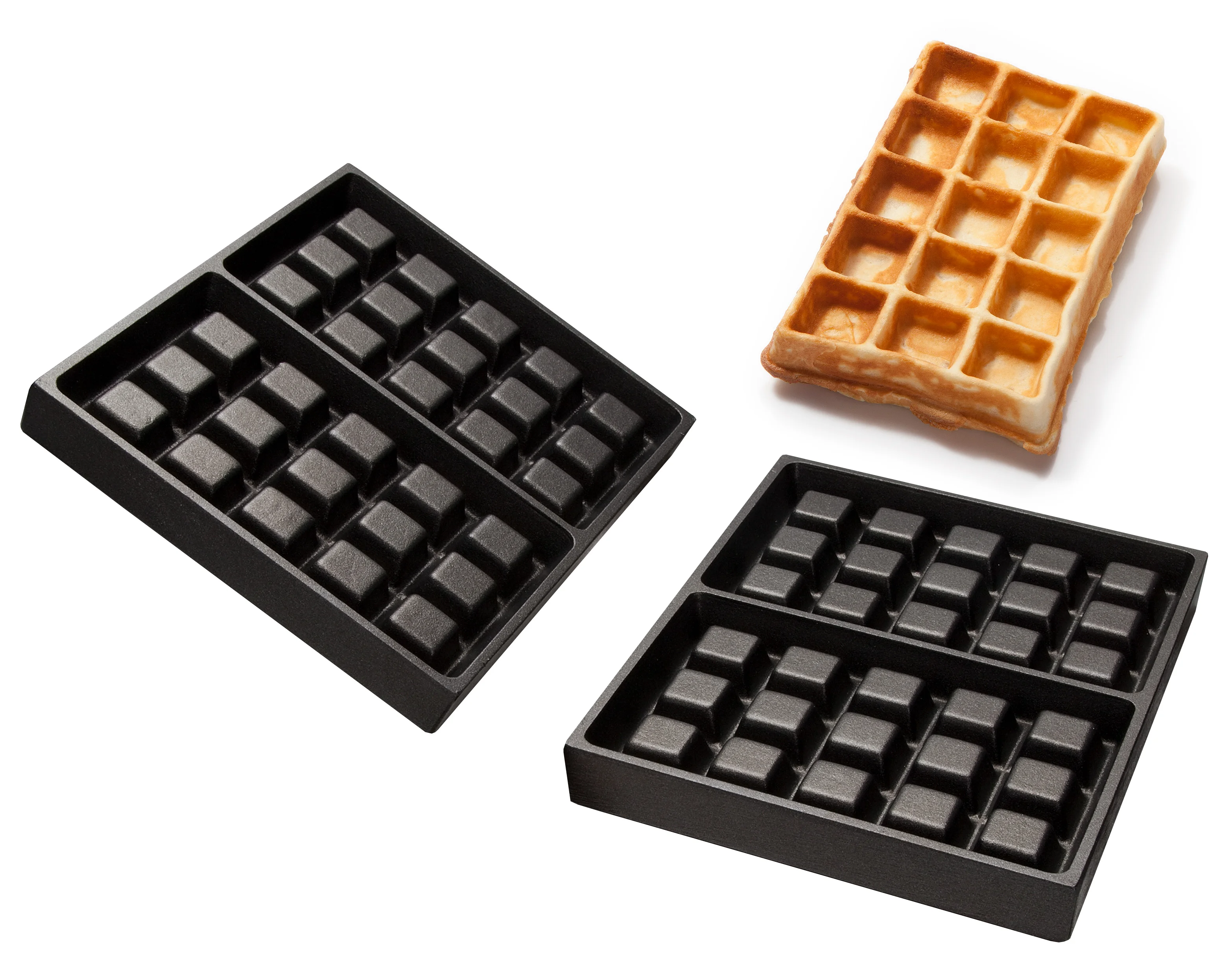 Bild von Brüsseler Waffel Backplattensatz