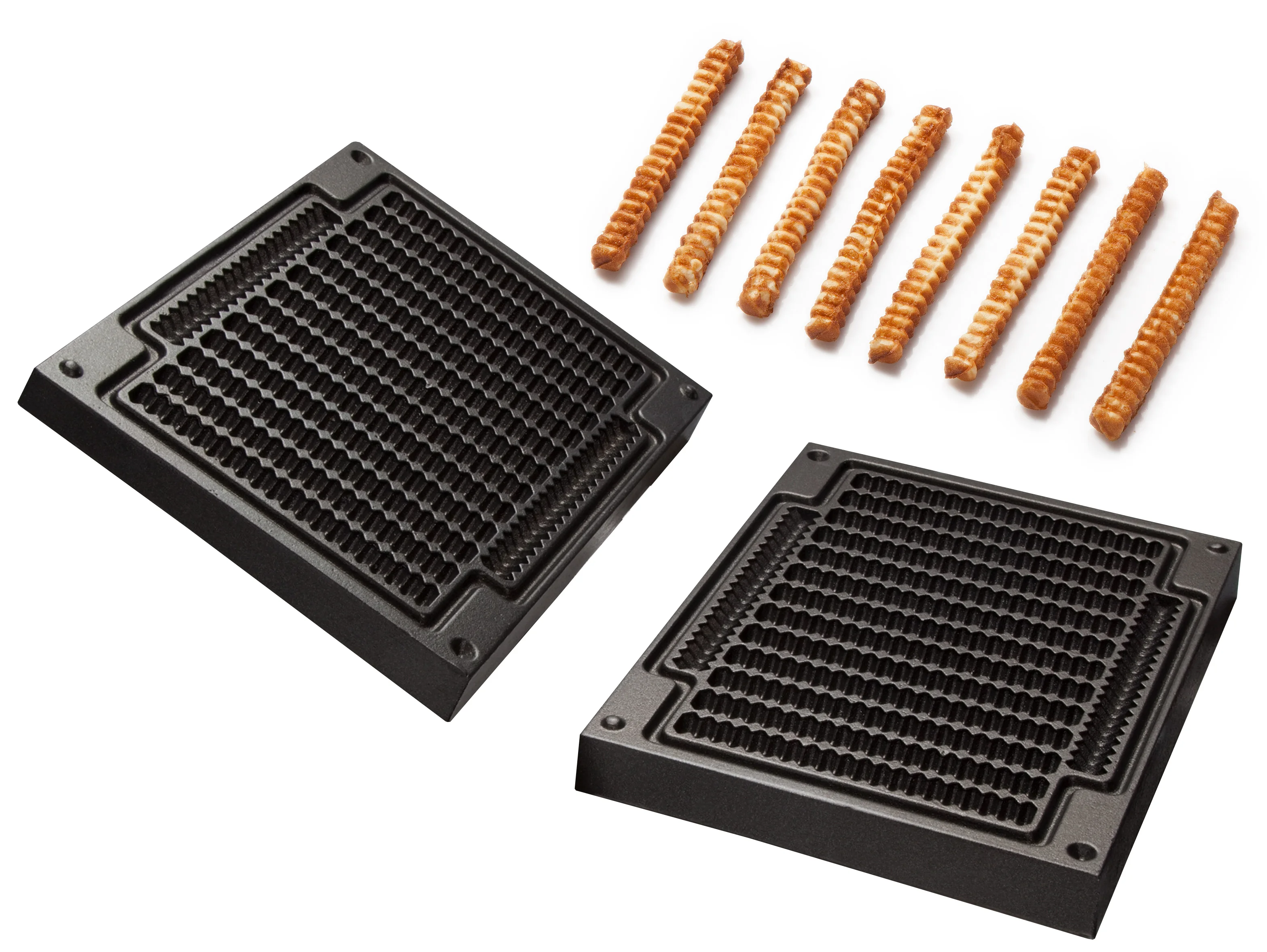 Bild von Waffel-Pommes Backplattensatz