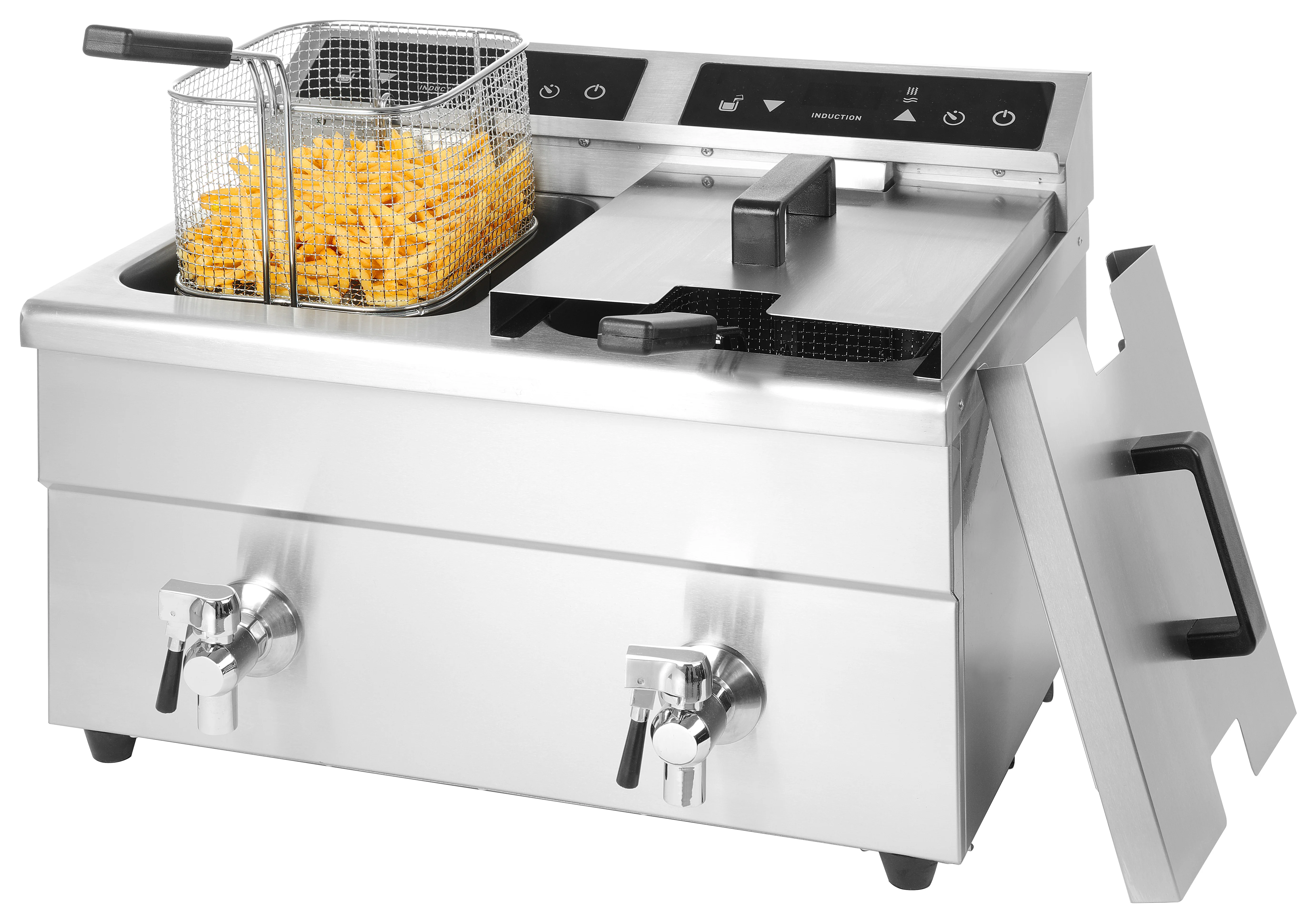Bild von Induktionsfritteuse 2x 8 Liter