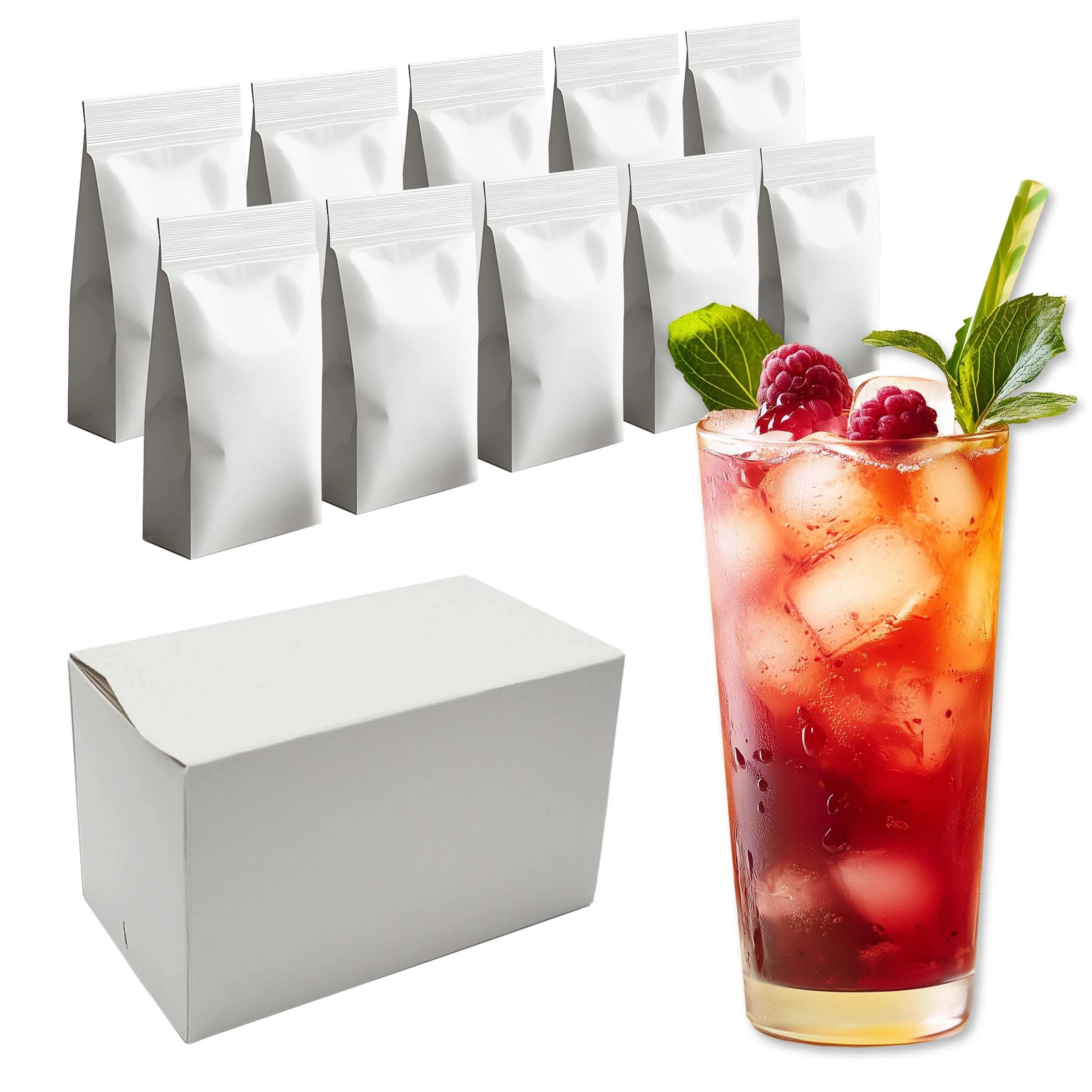 Picture of Neumärker Eistee-Ready-Mix Himbeere | Karton à 10 kg (10x 1 kg)