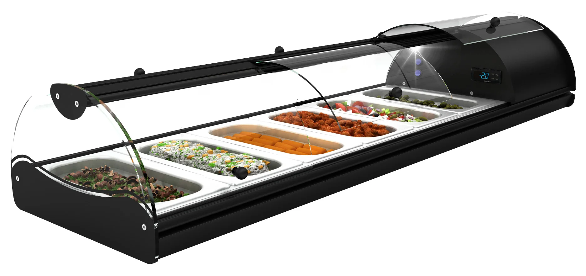 Bild von Buffet-Kühlvitrine Self-Service Tapas 6