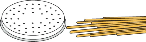 Picture of Pasta-Scheibe Ø 50 mm Spaghetti für Nudelmachine PF15E